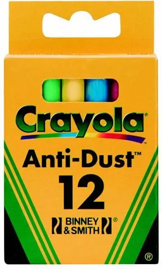 Crayola 281 Coloured Chalk Set Photo 2