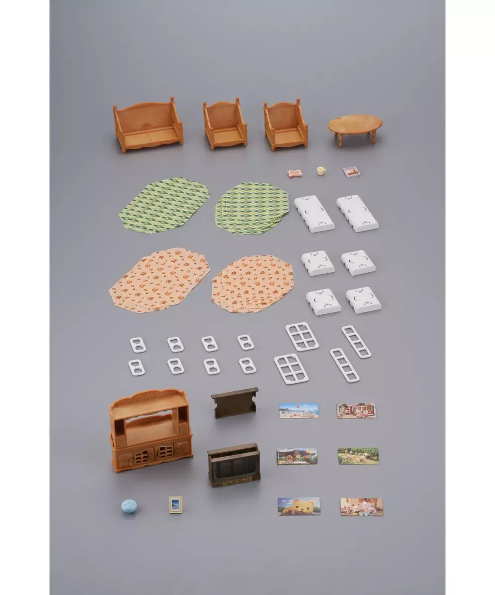 Фигурка игрушка Sylvanian Families Comfy Living Room Set Photo 2