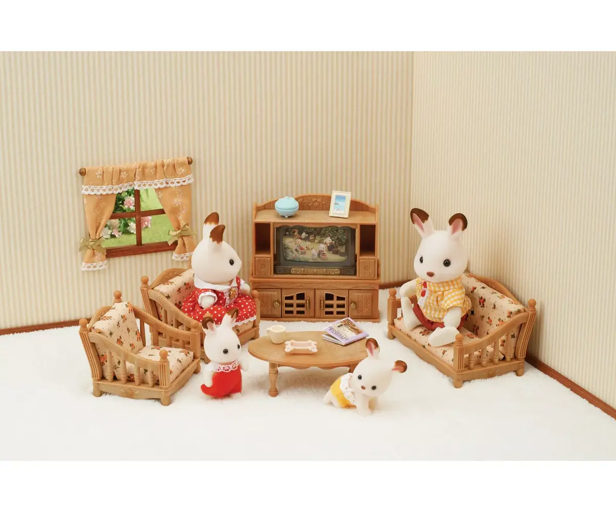 Фигурка игрушка Sylvanian Families Comfy Living Room Set Photo 6