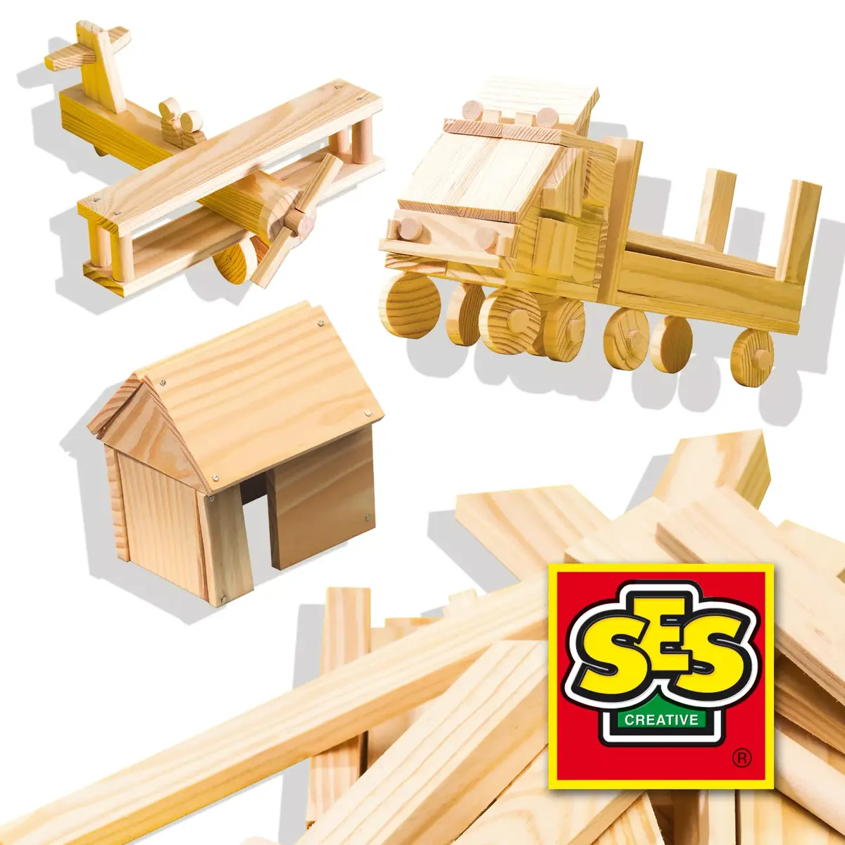 Bērnu radošais komplekts SES Creative Woodwork set deluxe Photo 2