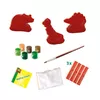 Bērnu liešanas/krāsošanas komplekts SES Creative Casting and painting - Dinosauri Photo 6