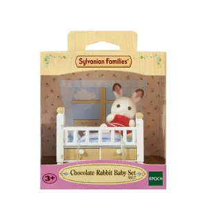 Набор для младенца Sylvanian Families Шоколадный Кролик Кроватка