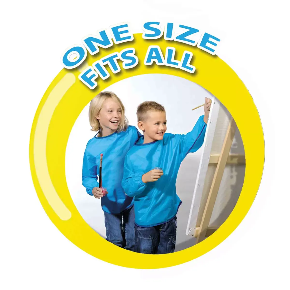 SES Creative Apron — bērnu zils priekšauts Photo 4
