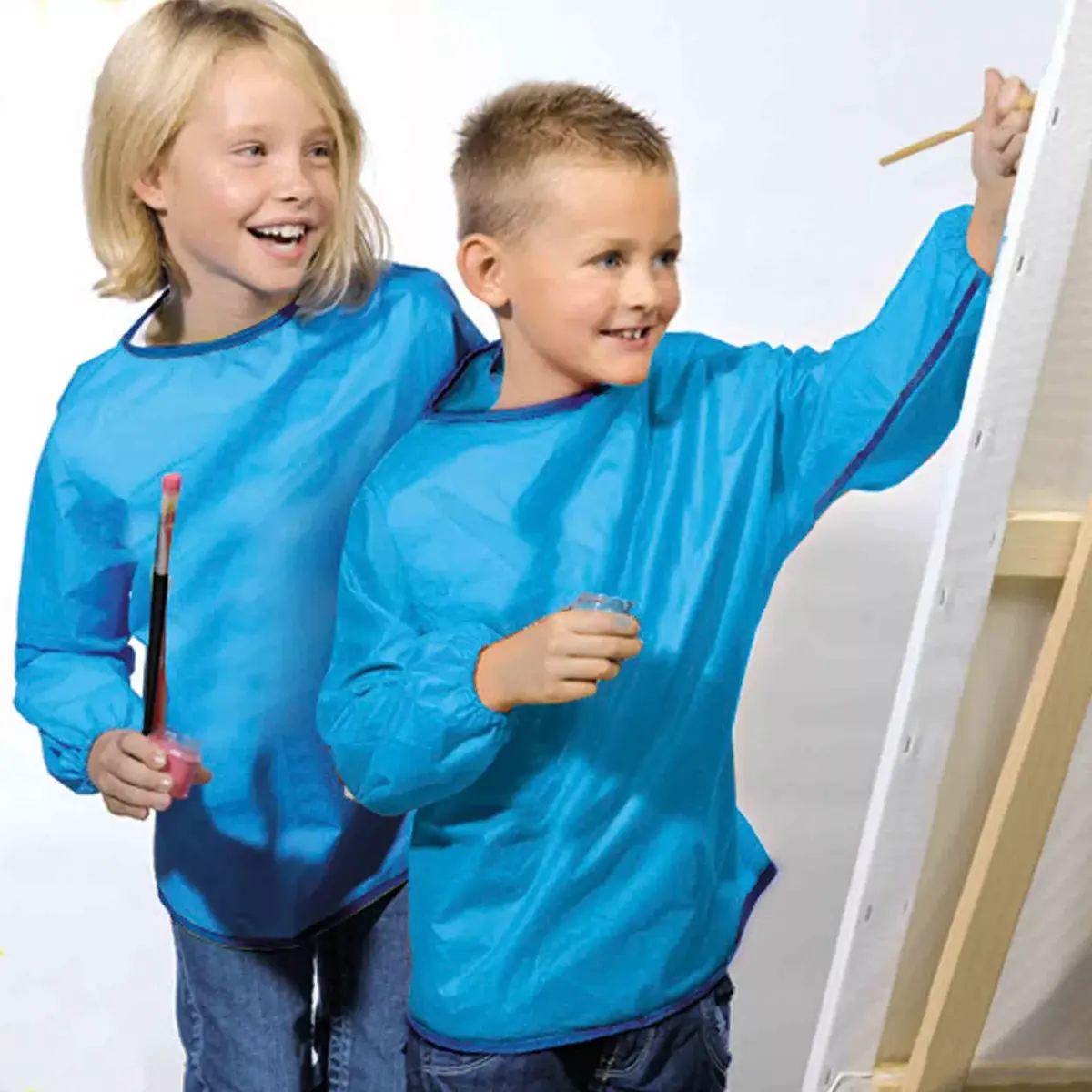 SES Creative Apron — bērnu zils priekšauts Photo 5