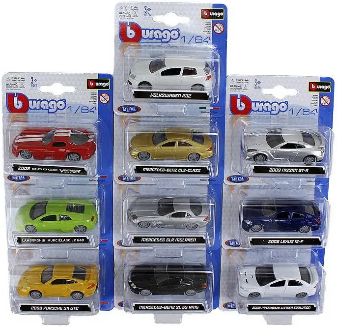 Bburago металлические машины 1:64 DC Auto Ass Photo 3
