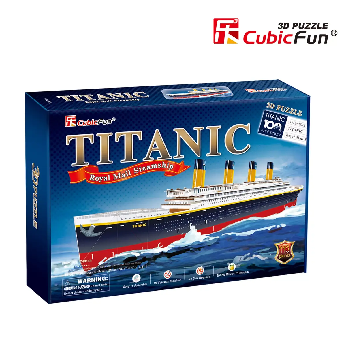 3D-пазл Cubicfun Titanic Big T4011H Photo 1