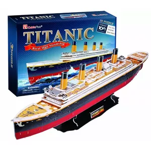 3D-пазл Cubicfun Titanic Big T4011H — 1024 детали, масштабная модель корабля