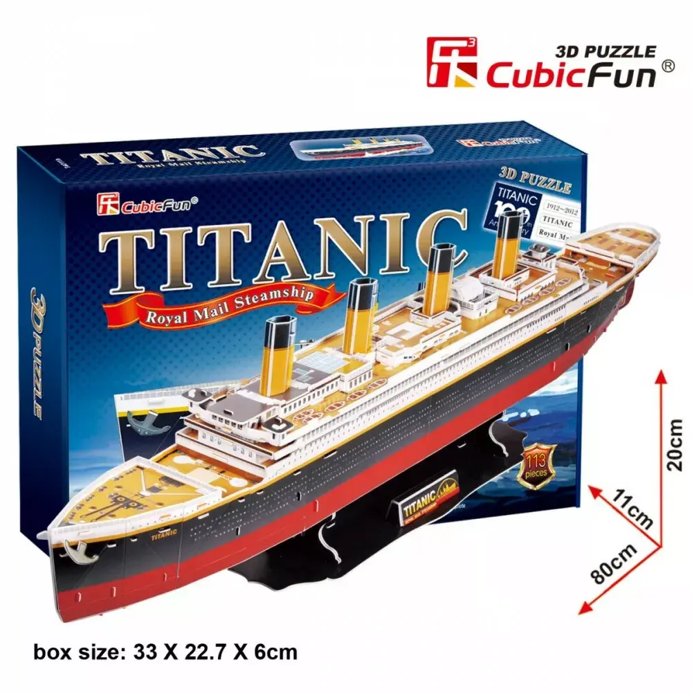 3D-пазл Cubicfun Titanic Big T4011H Photo 6