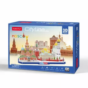 CUBICFUN 3D Puzle City līnija - Maskava