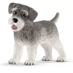 Schleich FARM WORLD Miniature Schnauzer Action Figure Model 13892 Multicolour Plastic Toy for Children Aged 3 and Older