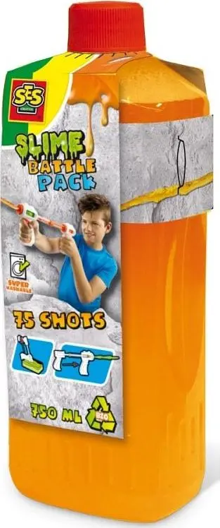 SES Creative Slime Battle papildpildījums 750 ml neona oranžs Photo 5