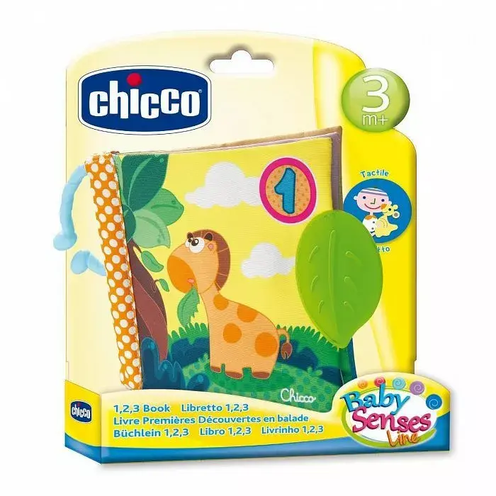 Karājošā rotaļlieta Chicco 1-2-3 BOOK Photo 2