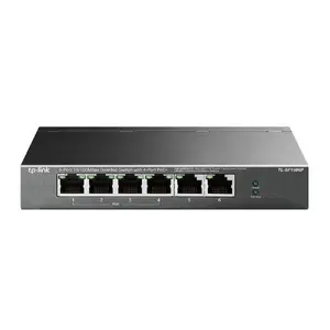 TP-Link TL-SF1006P Unmanaged Fast Ethernet Network Switch with 6 RJ-45 Ports and Power over Ethernet PoE Support