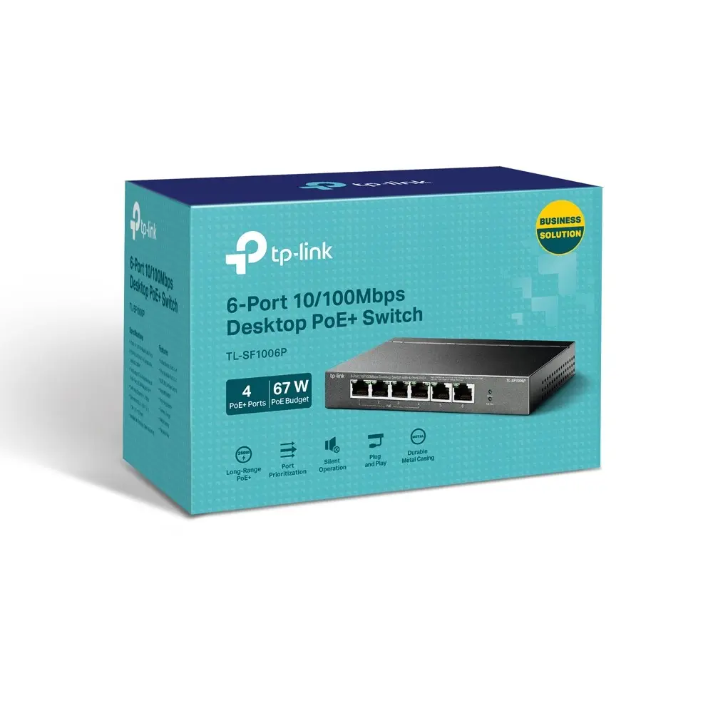 TP-Link TL-SF1006P Network Switch Photo 7