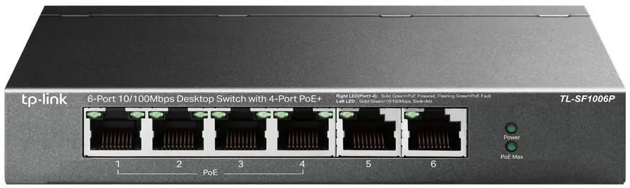 TP-Link TL-SF1006P Network Switch Photo 8