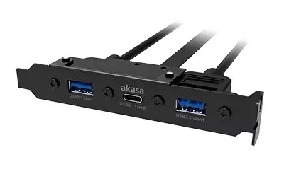 Blanking Plug Akasa AK-CBUB52-50BK USB 3.1 Gen 2 Photo 1