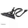Blanking Plug Akasa AK-CBUB52-50BK USB 3.1 Gen 2 Photo 2