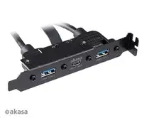 Blanking Plug Akasa AK-CBUB52-50BK USB 3.1 Gen 2 Photo 4