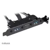Blanking Plug Akasa AK-CBUB52-50BK USB 3.1 Gen 2 Photo 4