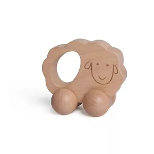 iWood Wooden Grasping Ca r Sheep