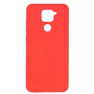 Protective silicone case Evelatus for Xiaomi Redmi Note 9, soft-touch TPU, red