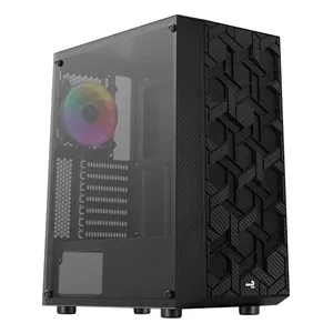 Datora korpuss Aerocool Hive-G-BK-v3 Midi Tower Black