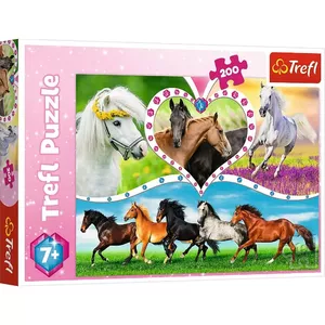 Пазл TREFL Puzzle 200 элементов - Cats pranks, 200 деталей, картон