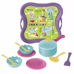 Детский игровой набор посуды Wader Dinner Time set (игровая столовая посуда)