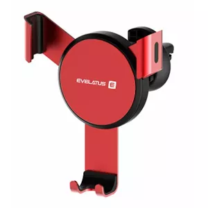 Car phone holder Evelatus ECH03 Red — adjustable viewing angle, universal fit