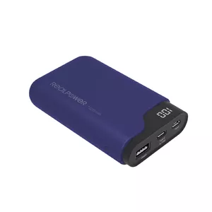 RealPower PB-7500C Navy Blue 7500 mAh Melns, Zils