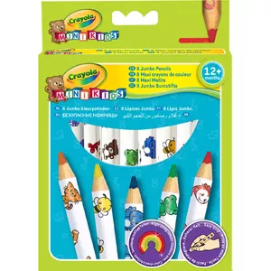 Crayola Mini Kids - 8 Jumbo Decorated Pencils