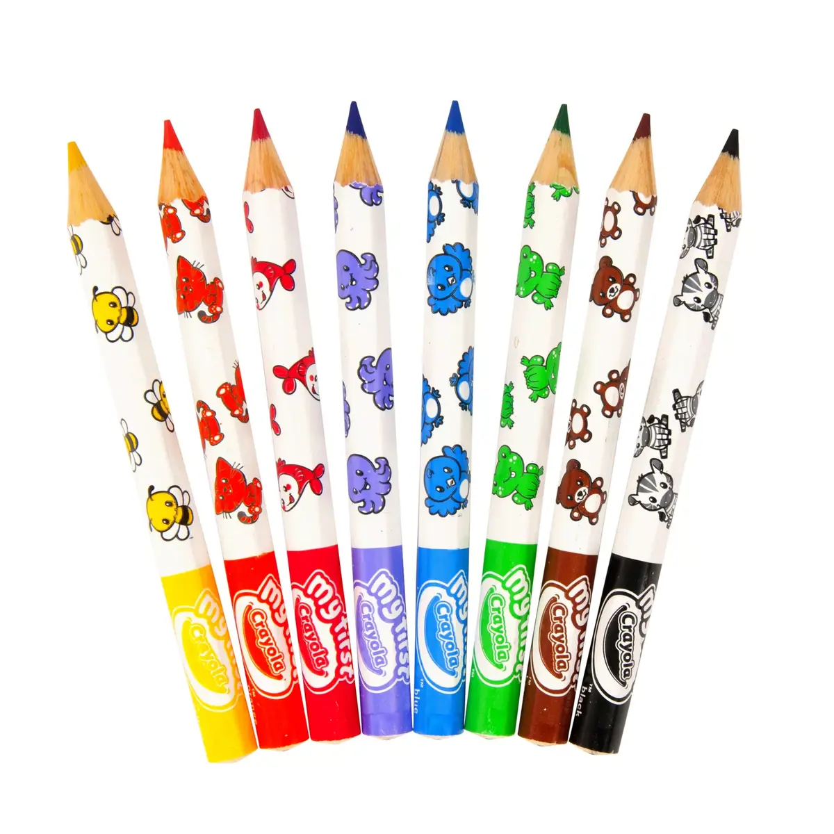 Crayola Mini Kids Jumbo krāsainie zīmuļi 8 gab Photo 2