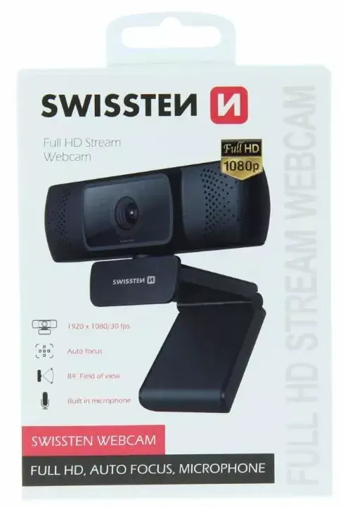 Веб-камера SWISSTEN SW-WEB-CAM-BK Full HD Photo 3