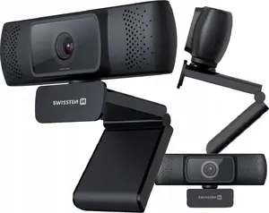 Tīmekļa kamera SWISSTEN SW-WEB-CAM-BK Full HD ar mikrofonu, autofokuss, USB