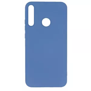 Силиконовый чехол мягкий на ощупь Evelatus для Huawei P40 Lite, синий