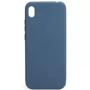 Protective silicone case Evelatus for Huawei Y5 2019, soft-touch TPU, blue