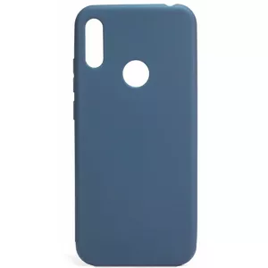 Soft Touch Silicone Case Evelatus for Huawei Y6s 2019 — Blue