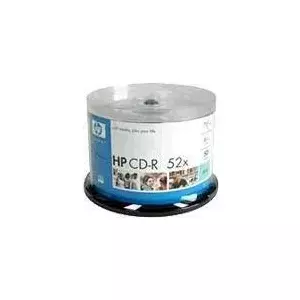 Blank CD-R Discs HP CDR 52X 700MB 50-pack cake box