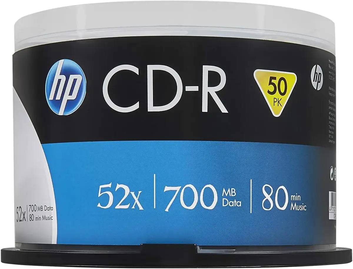 HP CD-R 700 MB 52x 50-pack Disc Photo 2