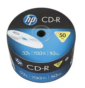 Пустые CD-R 700 МБ 52x, HP CRE00070, 50 шт., Cakebox