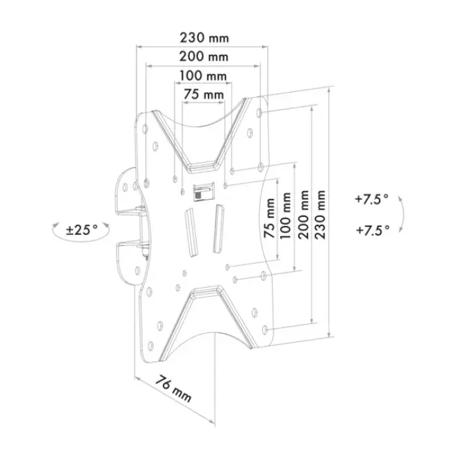 TV Wall Mount Schwaiger LWH14225 513 Photo 5