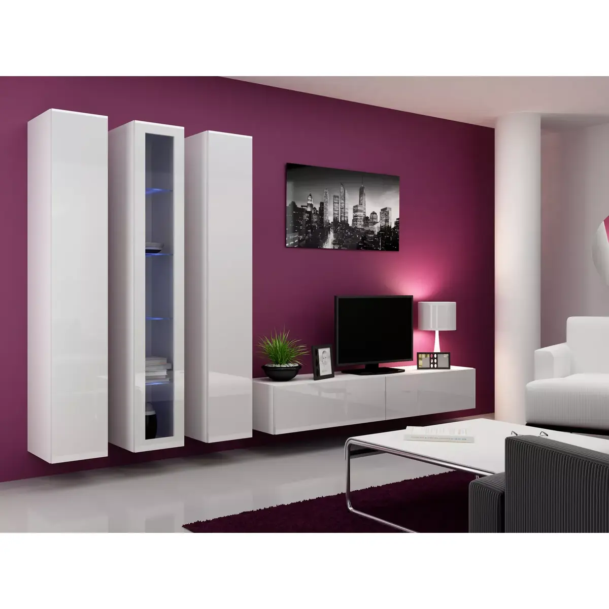Cama Meble VIGO 180 sienas vitrīna Photo 11