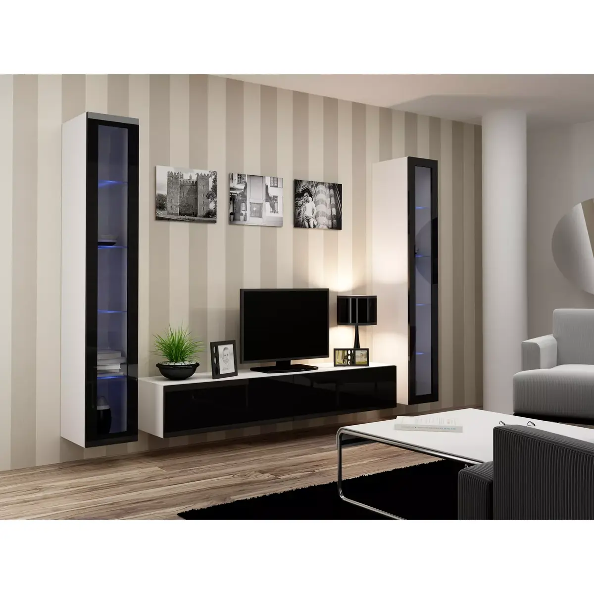 Vitrīna cama meble VIGO 180 pie sienas Photo 8