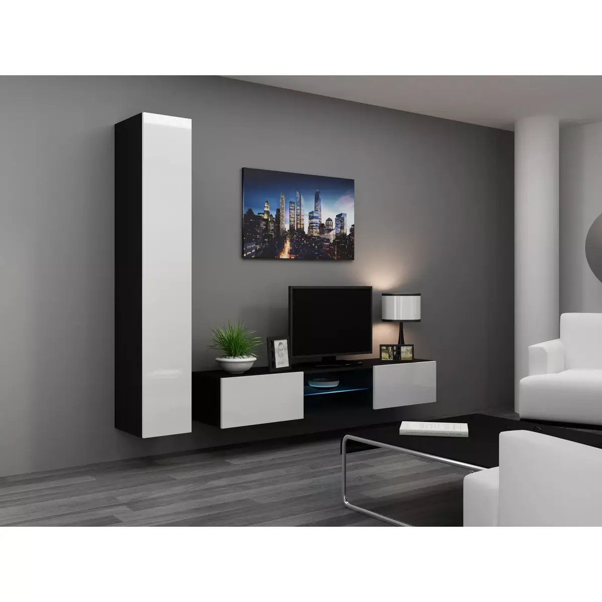 cama meble VIGO 180 sienas skapītis Photo 9