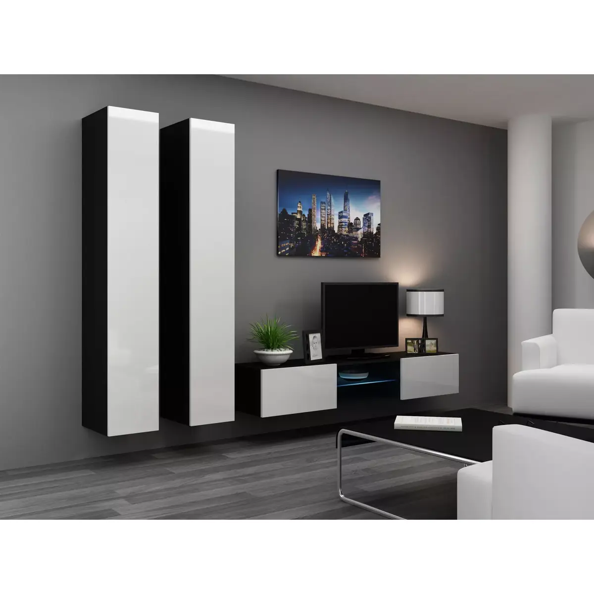 cama meble VIGO 180 sienas skapītis Photo 12