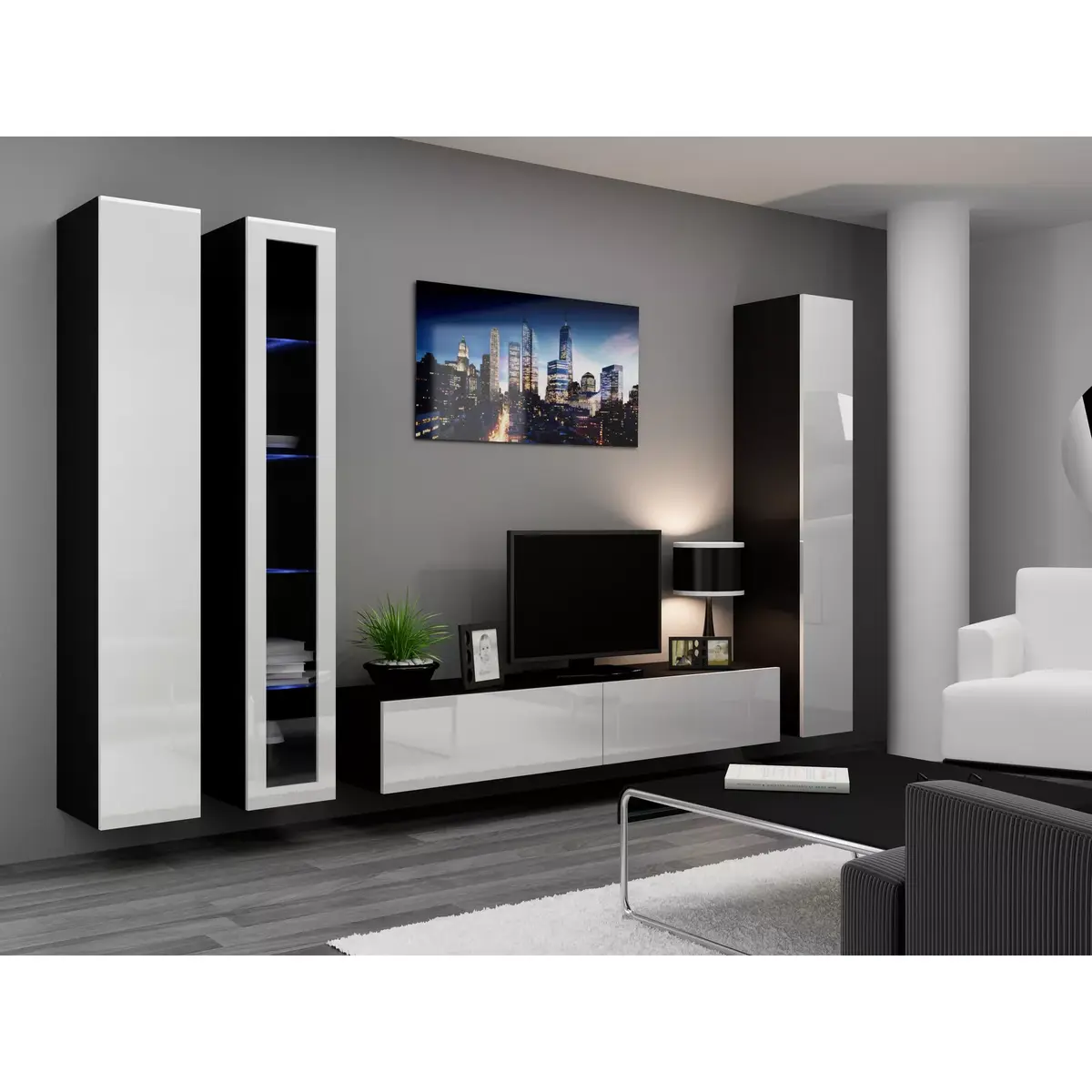 cama meble VIGO 180 sienas skapītis Photo 17