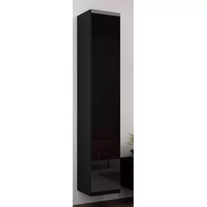 Навесной шкаф cama meble VIGO 180 1800×400×300 мм черный/черный глянец