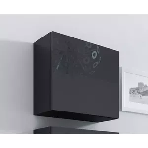 Навесной шкаф cama meble VIGO 50×50×30 см, черный/черный глянец