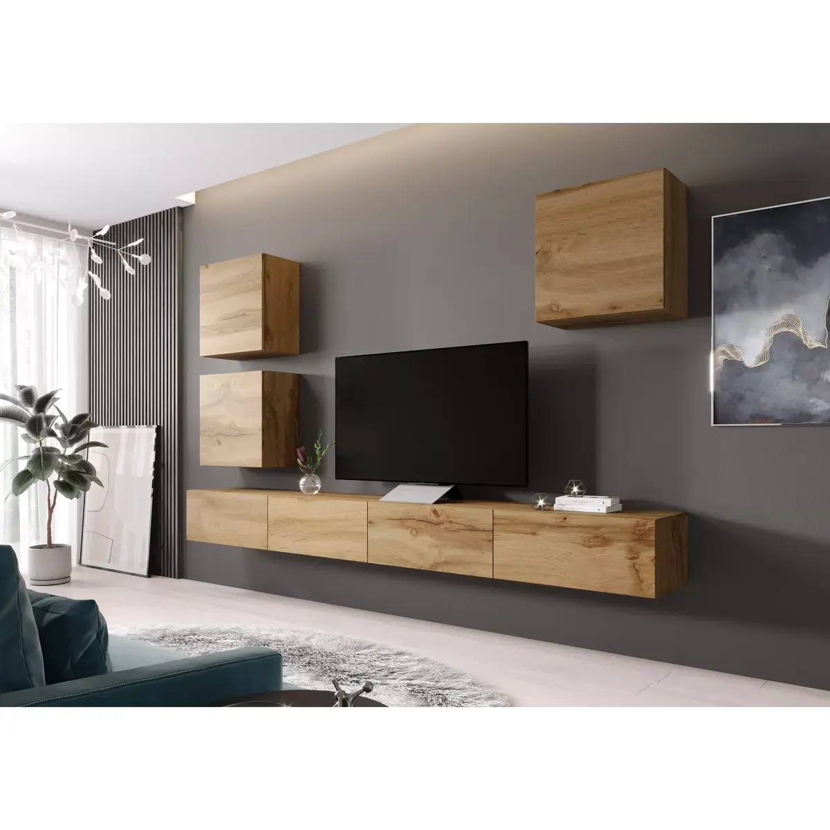 Sienas skapītis Cama Meble VIGO 50×50×30 cm Photo 4