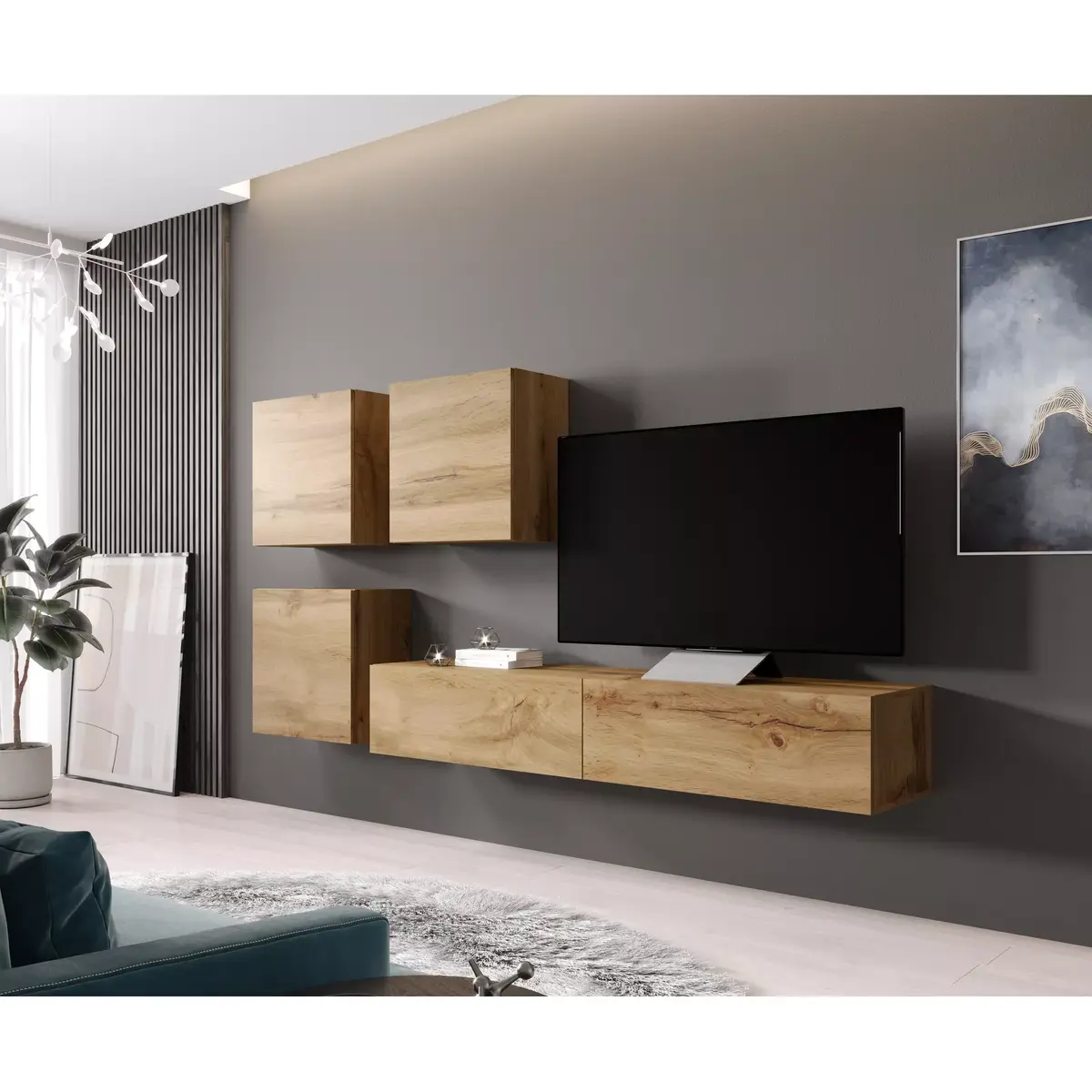Sienas skapītis Cama Meble VIGO 50×50×30 cm Photo 5